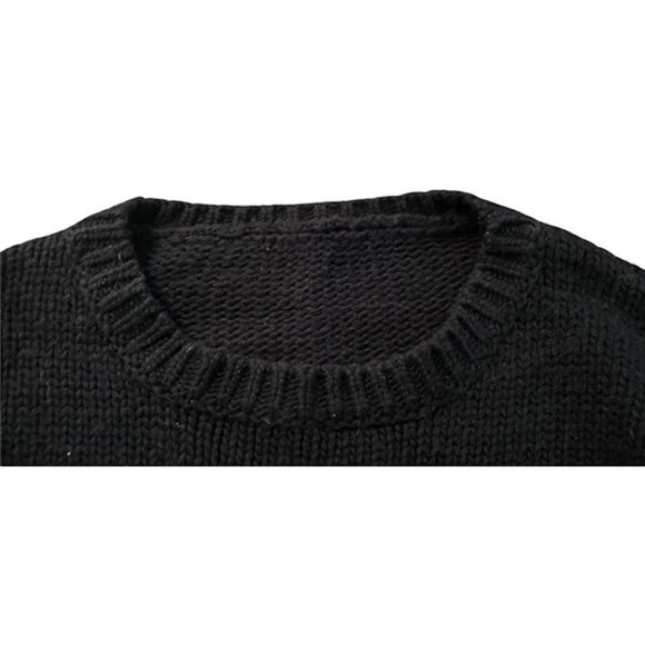 Crop Top Long Sleeve Knit Sweater New Without Tags Or Brand Tag - Picture 7 of 10